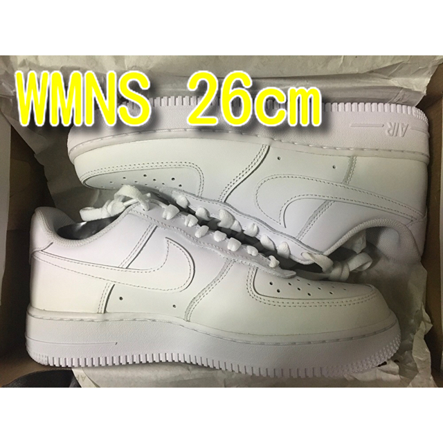 【新品未使用】NIKE WMS AIRFORCE1 '07 26cmレディース