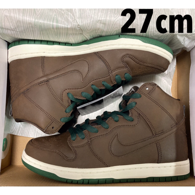 NIKE(ナイキ)のNIKE SB DUNK HIGH BAROQUE BROWN ダンク　27cm メンズの靴/シューズ(スニーカー)の商品写真