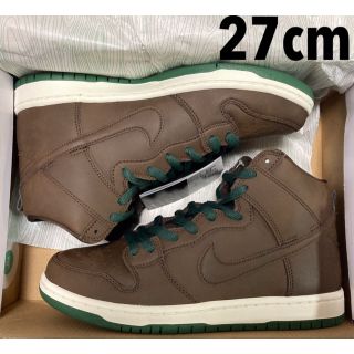 ナイキ(NIKE)のNIKE SB DUNK HIGH BAROQUE BROWN ダンク　27cm(スニーカー)