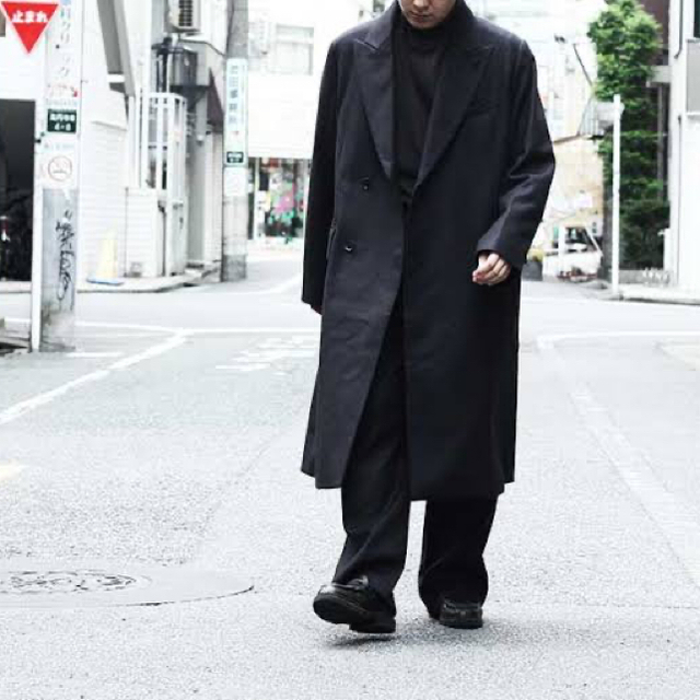 AURALEE 19aw ダブルブレスドコート3 BLACK 今週迄出品