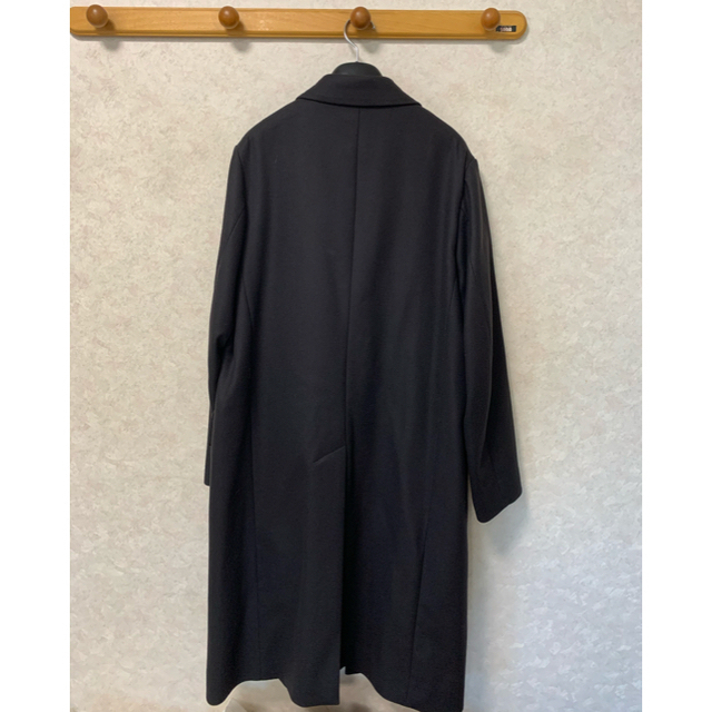 COMOLI(コモリ)のAURALEE 19aw ダブルブレスドコート3 BLACK 今週迄出品 メンズのジャケット/アウター(チェスターコート)の商品写真