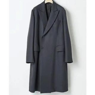 コモリ(COMOLI)のAURALEE 19aw ダブルブレスドコート3 BLACK 今週迄出品(チェスターコート)