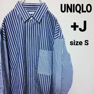 ユニクロ(UNIQLO)の【美品】UNIQLO ユニクロ +J スーピマコットンオーバーサイズシャツ(シャツ)