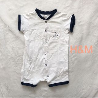 エイチアンドエム(H&M)のロンパース　70 80 半袖(ロンパース)