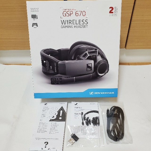 ヘッドフォン/イヤフォン★美品★SENNHEISER ゼンハイザー GSP 670