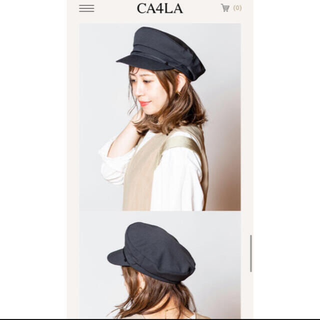 CA4LA(カシラ)のカシラ　CA4LA  マリンキャスケット レディースの帽子(キャスケット)の商品写真