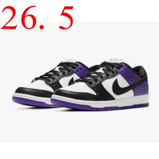 ナイキ(NIKE)のNIKE SB DUNK LOW COURT PURPLE コートパープル(スニーカー)