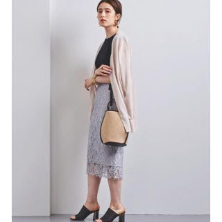 ユナイテッドアローズ(UNITED ARROWS)のUNITED ARROWS ユナイテッドアローズ　レースタイトスカート(ロングスカート)