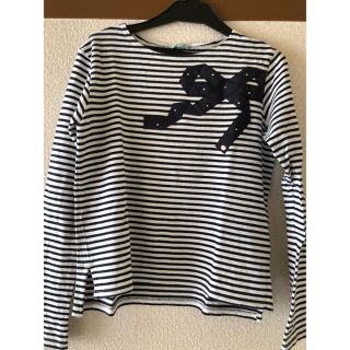 トッカ(TOCCA)のトッカ キッズ160紺色ボーダー(Tシャツ/カットソー)