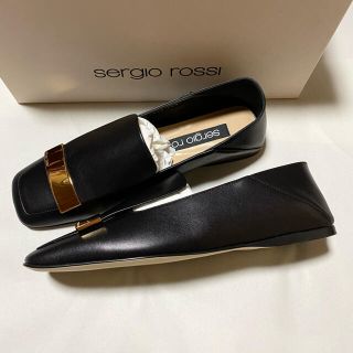 セルジオロッシ(Sergio Rossi)の新品未使用！送料込み★Sergio Rossi★SR1 スリッパ&バレエフラット(ローファー/革靴)