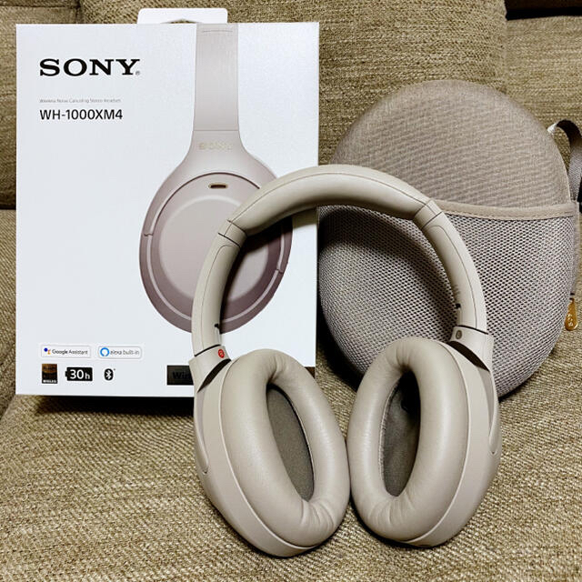 SONY WH-1000XM4 ワイヤレス ヘッドホン プラチナシルバー