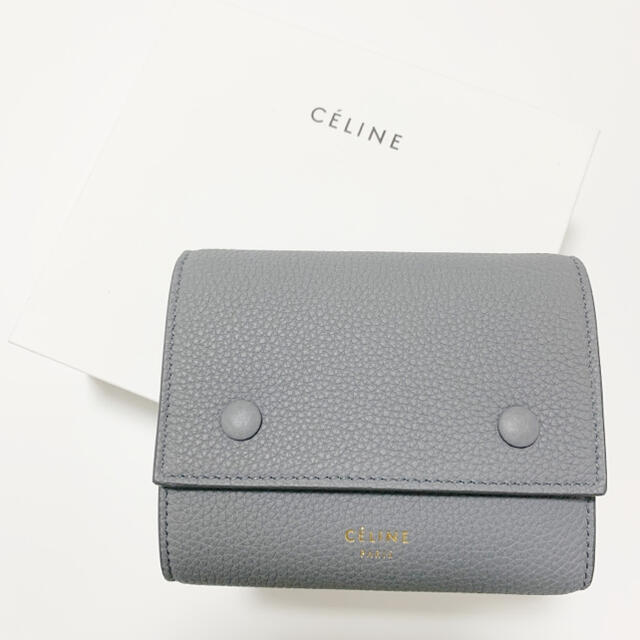 格安即決 celine 三つ折り財布 セリーヌ 期間限定値下げ!旧ロゴ!【未