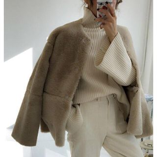 Zara エコファーコート