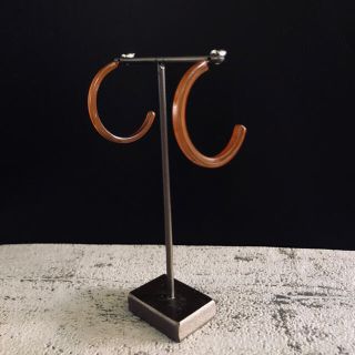 プチプラピアス❤️小ぶり アクリルフープピアス アクセサリー　即日発送★(ピアス)