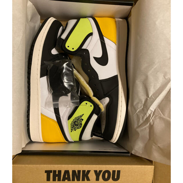 NIKE(ナイキ)のAIR JORDAN 1 HIGH OG VOLT GOLD メンズの靴/シューズ(スニーカー)の商品写真