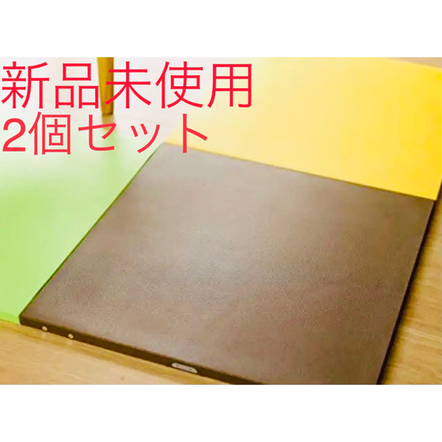 サーモスクエア リモコン付きコントローラー　２枚セットx2　ブラウン　新品未使用 インテリア/住まい/日用品のラグ/カーペット/マット(ホットカーペット)の商品写真