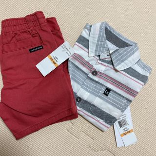 カルバンクライン(Calvin Klein)の【未使用】カルバンクライン キッズ シャツズボン 80センチ(シャツ/カットソー)