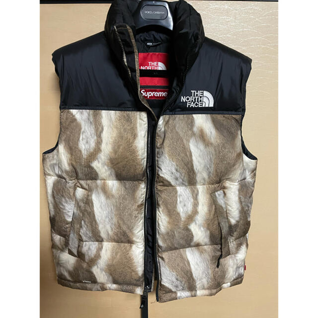 SUPREME×THE NORTH FACE ヌプシベスト - ダウンベスト