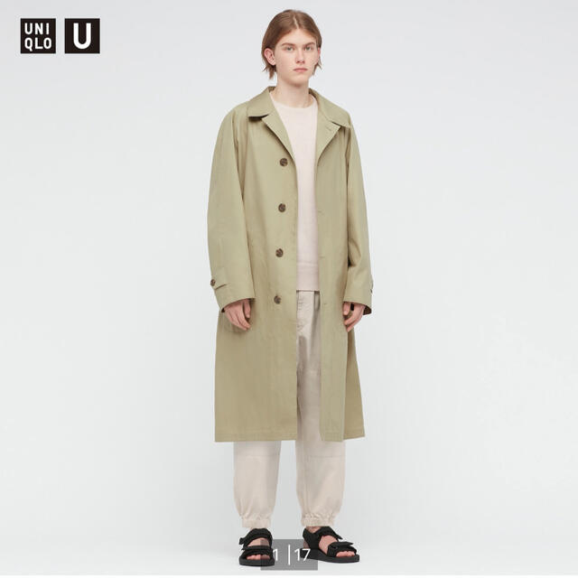 ユニクロ U UNIQLO U ステンカラーコート S BEIGE