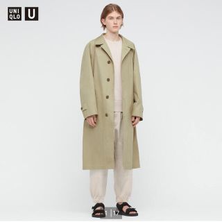 ユニクロ(UNIQLO)のユニクロ U UNIQLO U ステンカラーコート S BEIGE(ステンカラーコート)