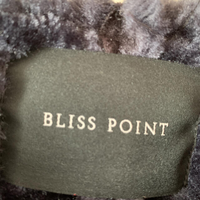 BLISS POINT(ブリスポイント)のBLISS POINT ボア切り替えコート　ファーコート レディースのジャケット/アウター(毛皮/ファーコート)の商品写真