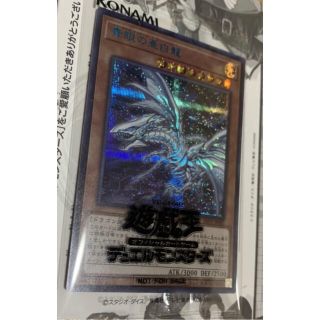 ユウギオウ(遊戯王)の遊戯王　青眼の亜白龍　オルタナティブ　ブルーアイズ　シークレット(シングルカード)