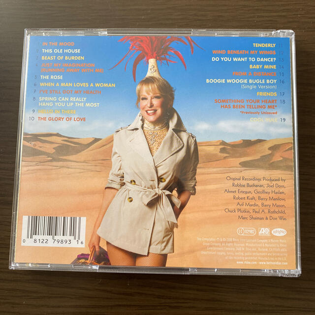ベット•ミドラー　CD エンタメ/ホビーのCD(ポップス/ロック(洋楽))の商品写真