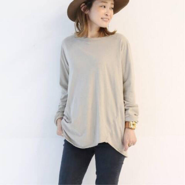 Deuxieme Classe Layering Tシャツ  ベージュ