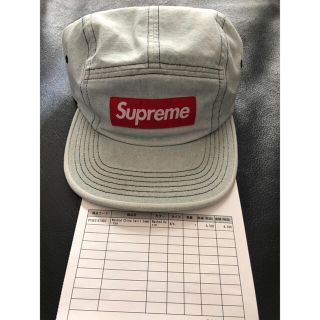 シュプリーム(Supreme)のsupreme washed chino twill camp cap(キャップ)