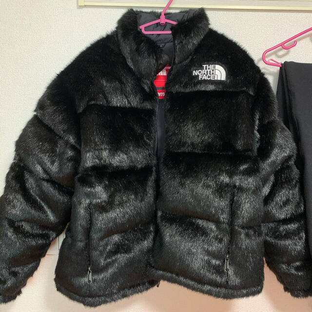 超美品の Supreme - Supreme The North Face Faux Fur Nuptse M ダウン