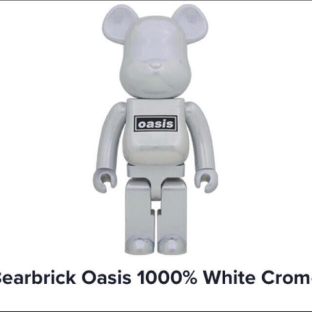 MEDICOM TOY(メディコムトイ)のOASIS × BE@RBRICK WHITE 1000% 新品未開封 ハンドメイドのおもちゃ(フィギュア)の商品写真