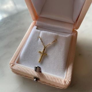 Jupiterジュピター クロスダイヤネックレス 18k