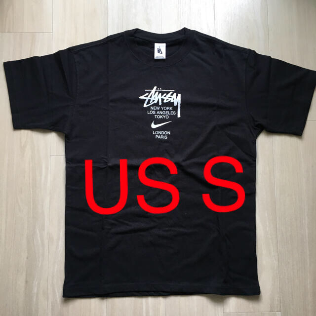 新品未使用ナイキ×ステューシー ブラックTシャツ - Tシャツ/カットソー