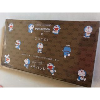 グッチ(Gucci)のOggi付録　ドラえもんメモパッド　GUCCI(ノート/メモ帳/ふせん)