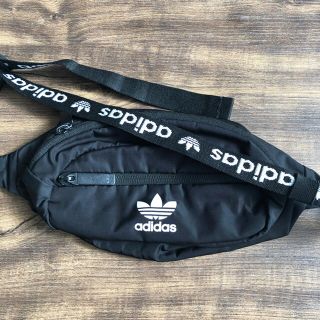 アディダス(adidas)のadidas アディダス　ウエストポーチ ボディ バッグ ブラック(ボディバッグ/ウエストポーチ)