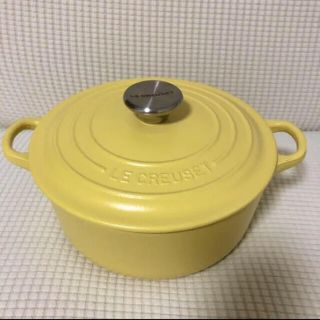 ルクルーゼ(LE CREUSET)のルクルーゼ ル・クルーゼ ココットロンド 20cm ミモザ(鍋/フライパン)