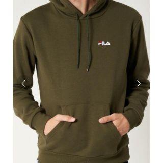 フィラ(FILA)のFILA バックプリントカーキパーカー(パーカー)