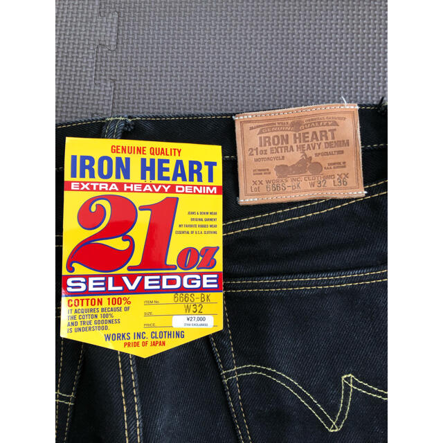 IRON HEART（アイアンハート ）ブラックデニム メンズのパンツ(デニム/ジーンズ)の商品写真