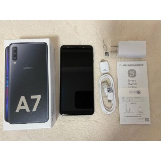 ギャラクシー(Galaxy)の猫ワッペン様専用Galaxy A7 64G SIMフリー美品(スマートフォン本体)