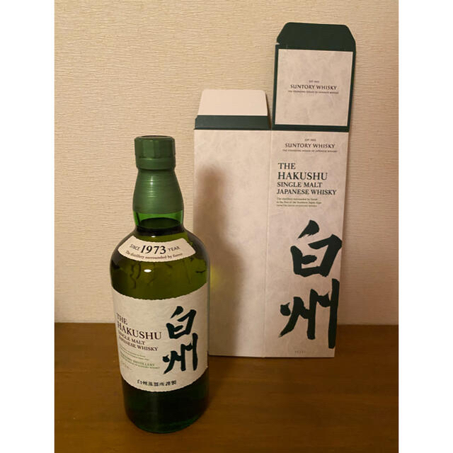 サントリー(サントリー)の●贈呈用(送料込み) 化粧箱&紙袋付き　白州　NV ウイスキー　700ml 食品/飲料/酒の酒(ウイスキー)の商品写真