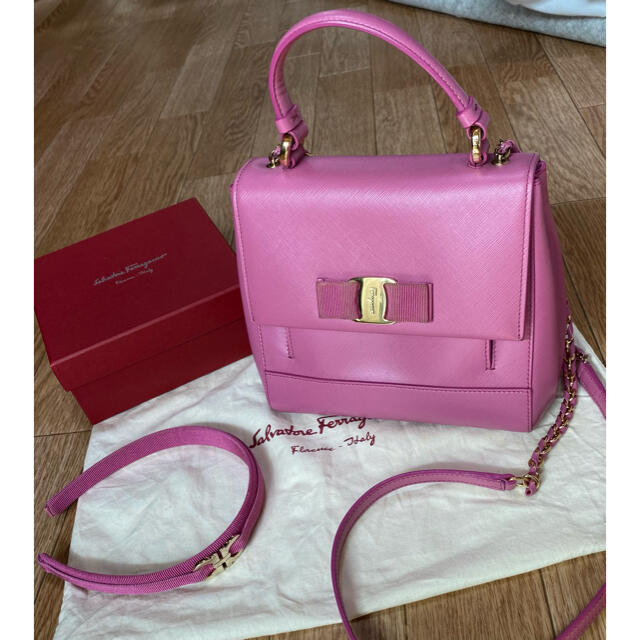 サルバトーレフェラガモ ferragamo チェーンバック ハンドバッグ | www