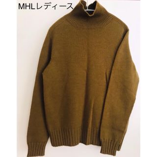 マーガレットハウエル(MARGARET HOWELL)のMHL チャンキーウールハイネックセーター★2018AW★2回使用の美品★(ニット/セーター)