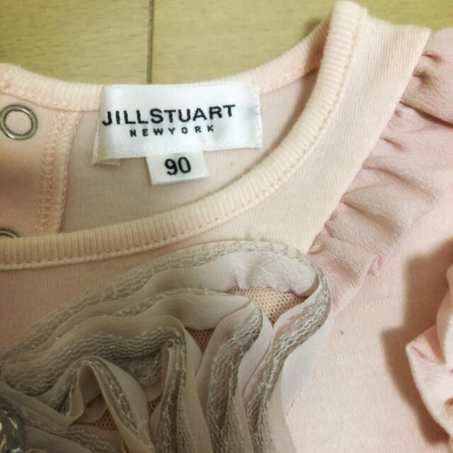 JILLSTUART NEWYORK(ジルスチュアートニューヨーク)のJILLSTUART♡リボントップス90✨ キッズ/ベビー/マタニティのキッズ服女の子用(90cm~)(Tシャツ/カットソー)の商品写真