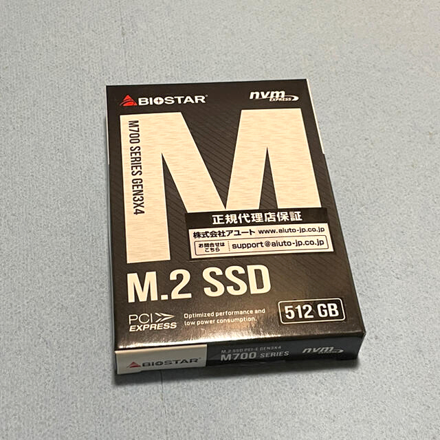 BIOSTAR M.2 NVMe SSD 512GB M700 Series