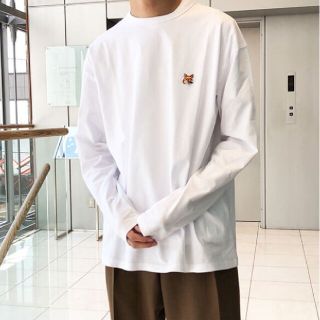 MAISON KITSUNE メゾンキツネ ロングTシャツ 長袖 S 黑