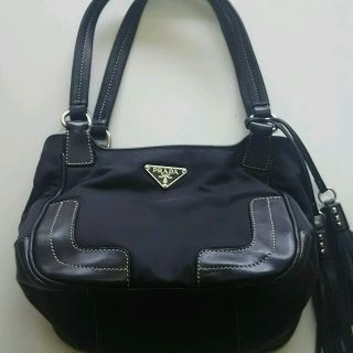 プラダ(PRADA)のPRADA ミニバッグ フリンジ(ハンドバッグ)