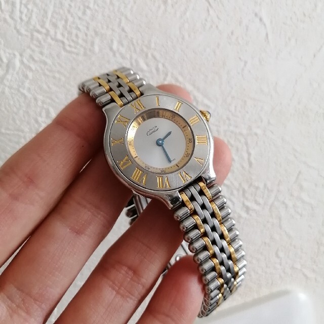 生まれのブランドで Cartier - カルティエ　マスト　レディース　腕時計 腕時計