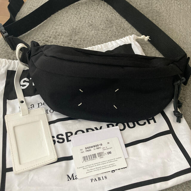 新品【Maison Margiela】 メゾンマルジェラ バムバッグ ボディ 黒-