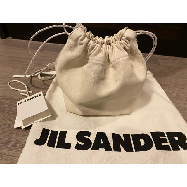 jilsander ドローストリング　クロスボディ　ナチュラルホワイト