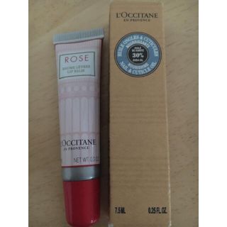 ロクシタン(L'OCCITANE)のロクシタン　ローズリップバーム & シアネイルオイル　2点　ハンド　リップグロス(リップケア/リップクリーム)